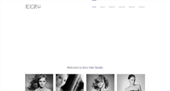 Desktop Screenshot of ecruhairstudio.com